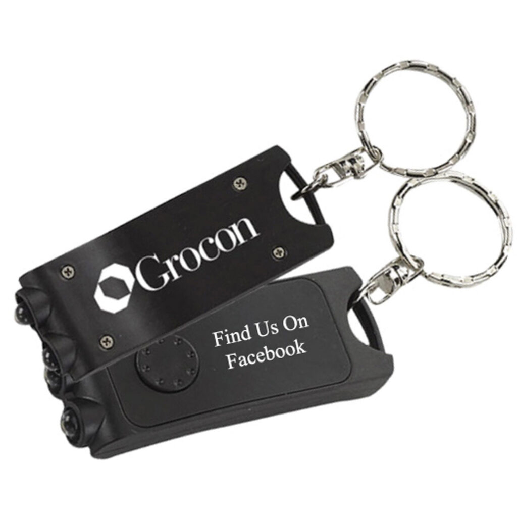 2BLD - SOLID RECTANGULAR KEY RING FLASHLIGHT