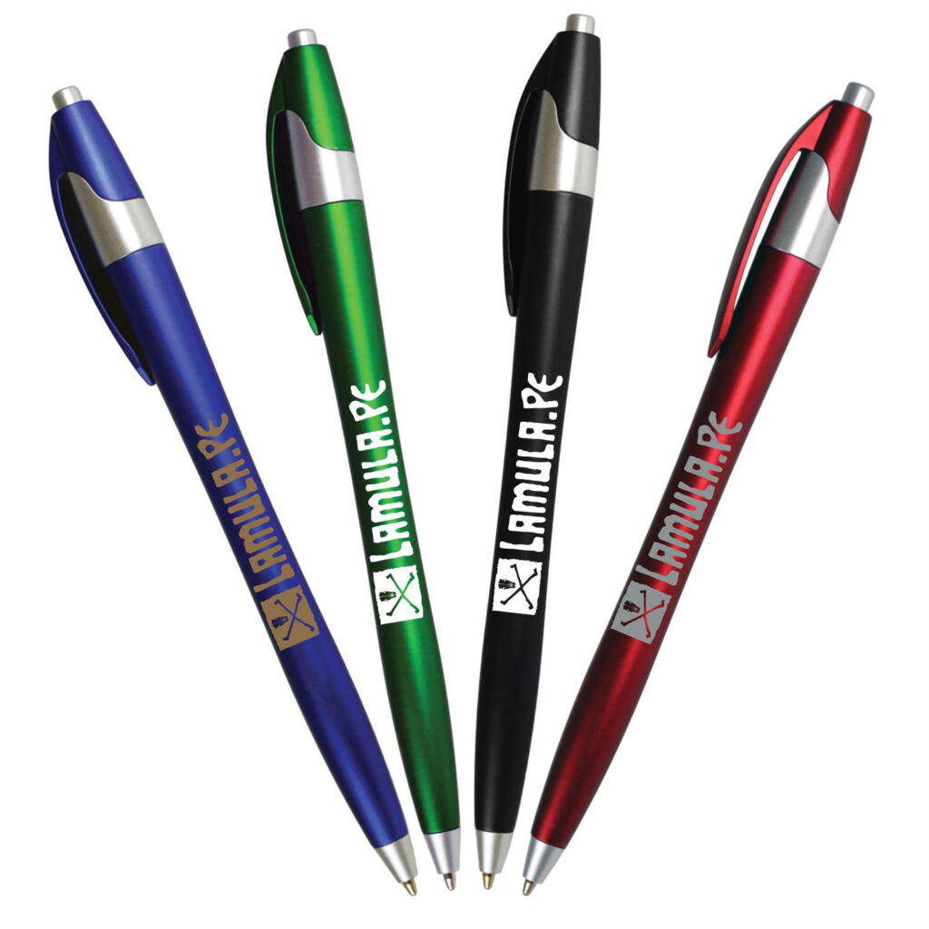 FLWM - MATTE COLOR EUROPEAN DESIGN BALLPOINT CLICKER PEN