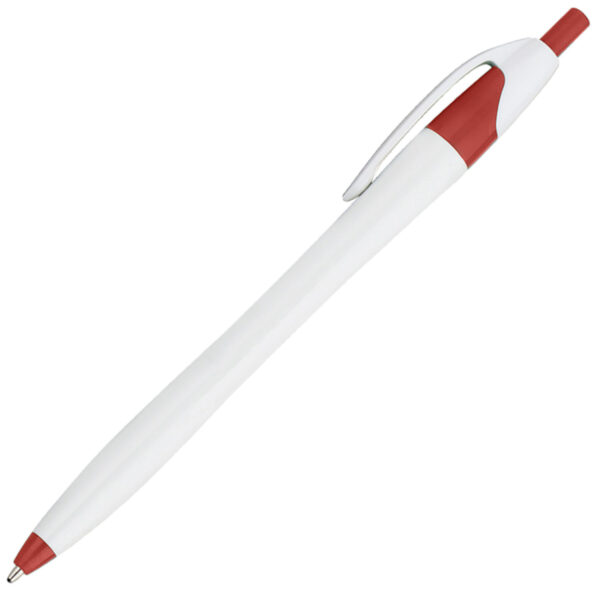 FLWR - WHITE BARREL EUROPEAN DESIGN BALLPOINT CLICK PEN - Image 6