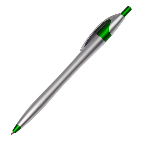 FLWS - SILVER BARREL EUROPEAN DESIGN BALLPOINT CLICK PEN - Image 4