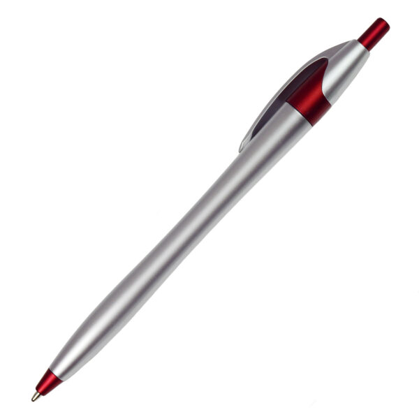 FLWS - SILVER BARREL EUROPEAN DESIGN BALLPOINT CLICK PEN - Image 5