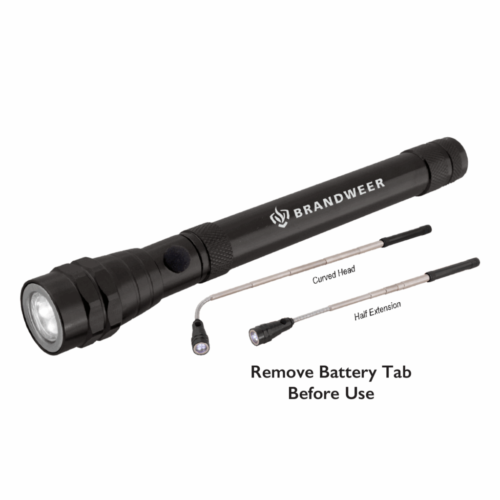 TALT - ALUMINUM TELESCOPIC FLASHLIGHT W/ LED LIGHT